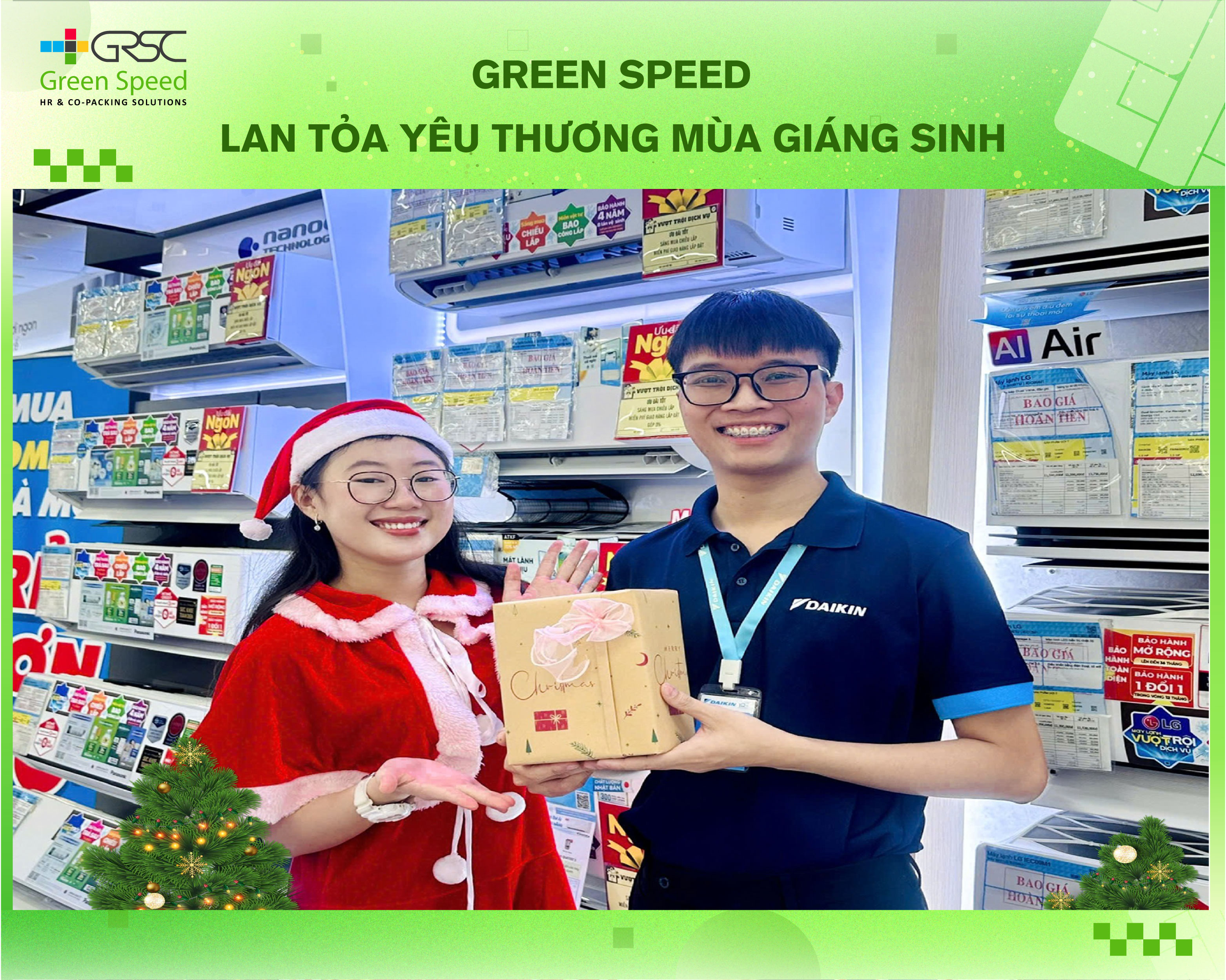 Green Speed Spreads Christmas Cheer – A Heartfelt Thank You to Our Dedicated Team